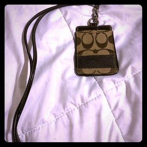 Coach lanyard